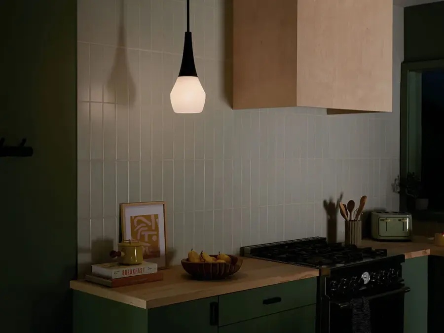 Elegant Mini Pendant with Timeless Opal Glass Shade - Image 8