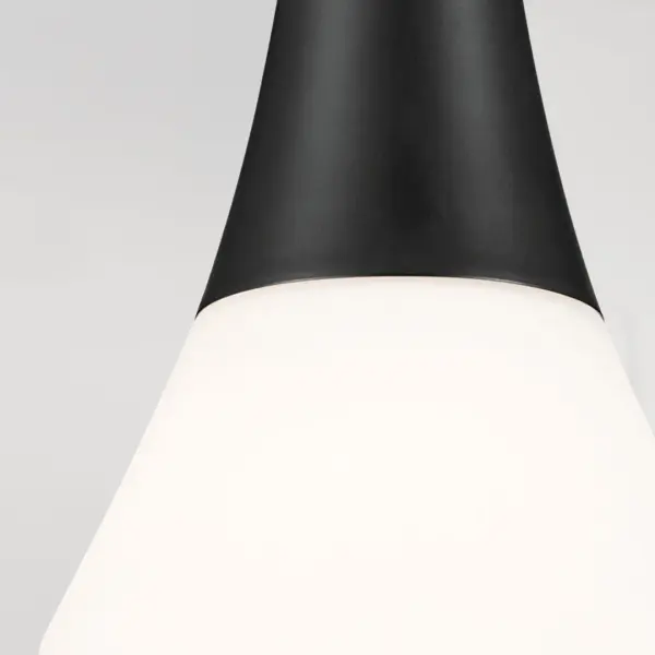 Elegant Mini Pendant with Timeless Opal Glass Shade - Image 10