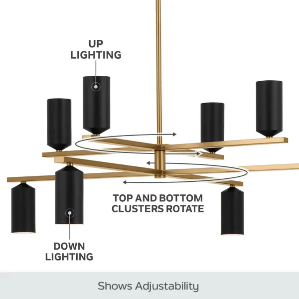 Gala 12-Light Multi-Tier Chandelier - Image 9