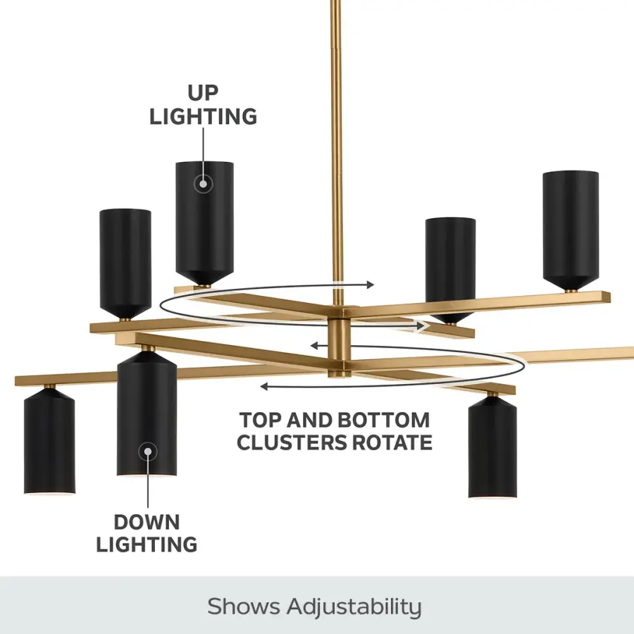 Gala 12-Light Multi-Tier Chandelier - Image 9