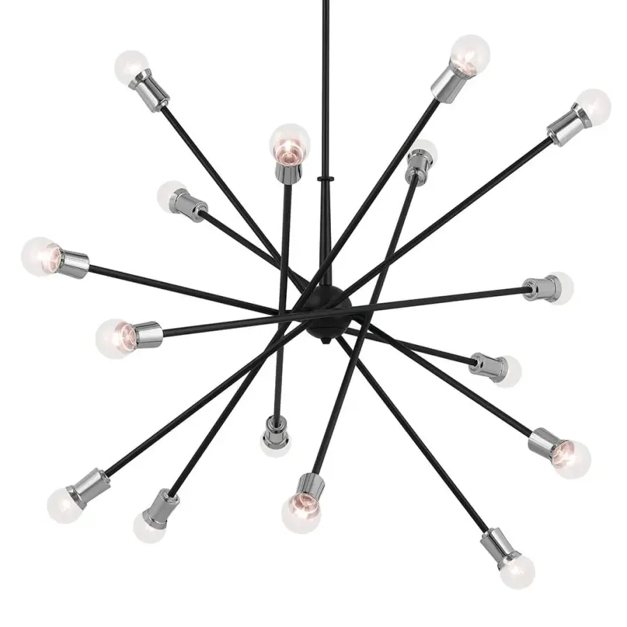 Dramatic 16-Light Statement Chandelier for Grand Spaces - Image 1