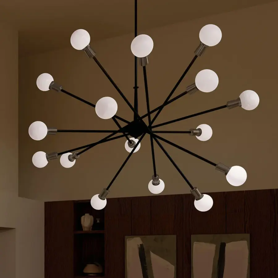 Dramatic 16-Light Statement Chandelier for Grand Spaces - Image 7