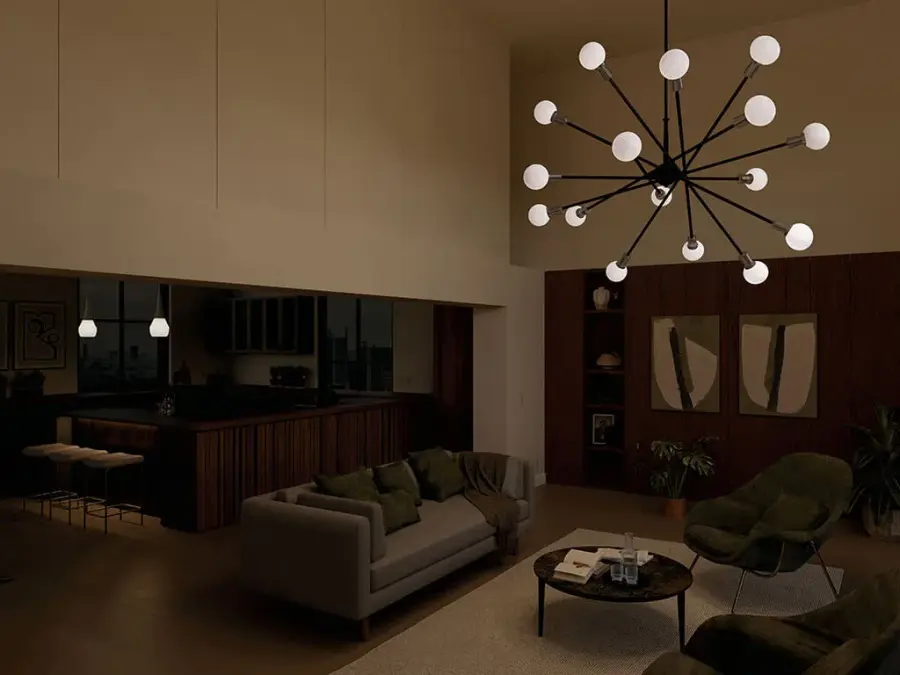 Dramatic 16-Light Statement Chandelier for Grand Spaces - Image 9