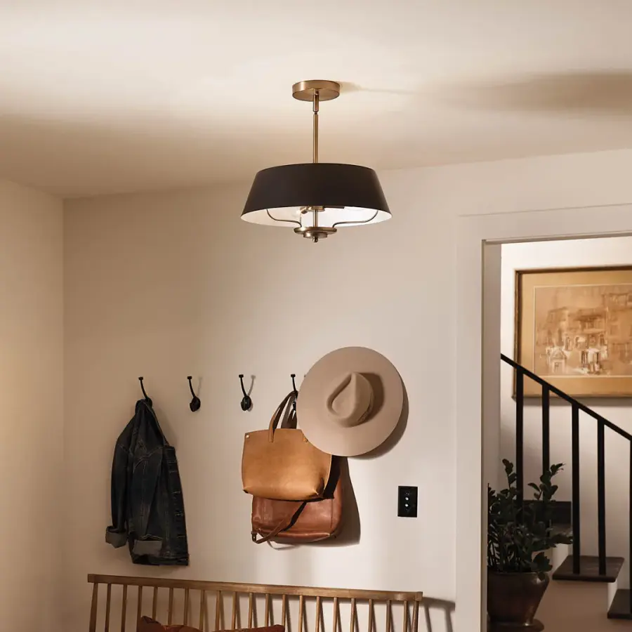 Luella Semi-Flush Mount Ceiling Light - Image 4