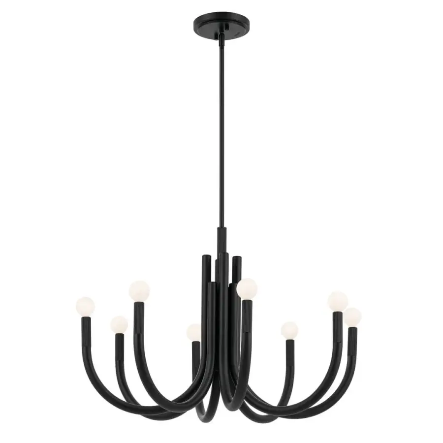 Bold Modern Statement Piece with Versatile 8-Light Design - Image 2