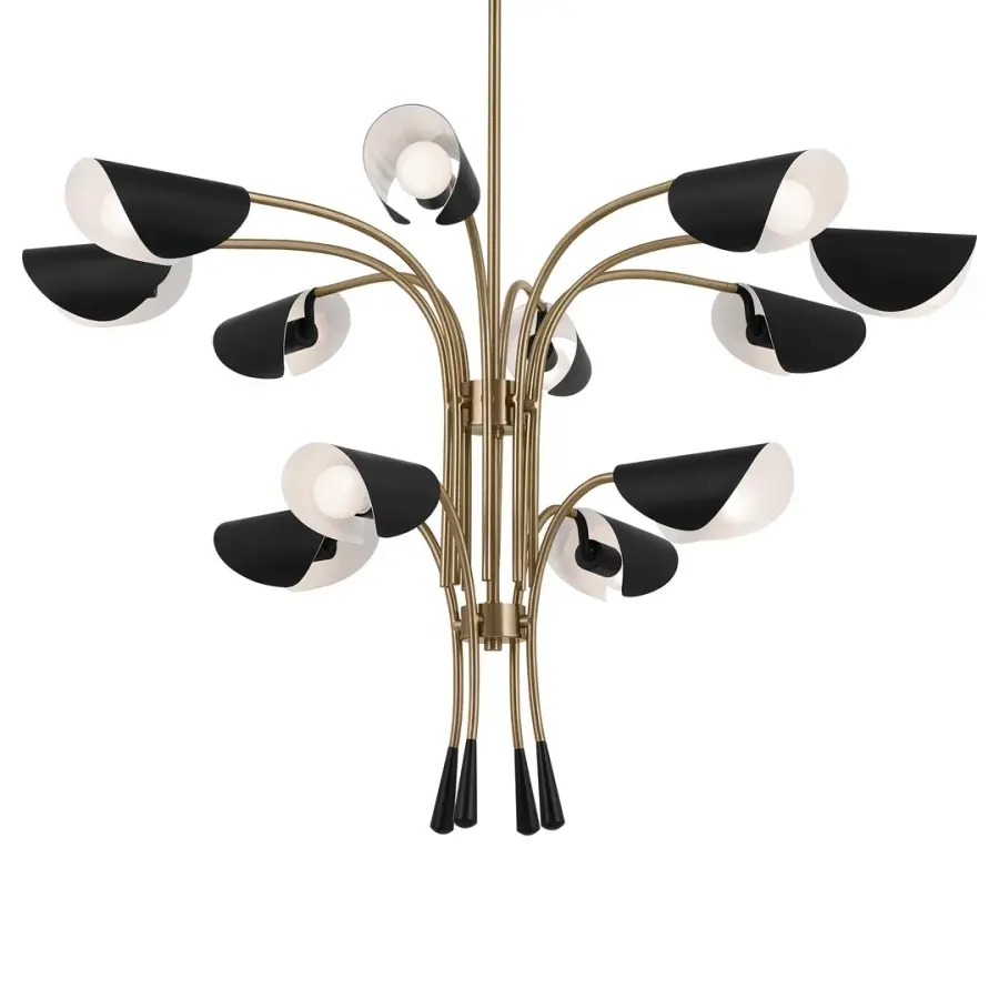 Arcus 12-Light Multi-Tier Chandelier - Image 1