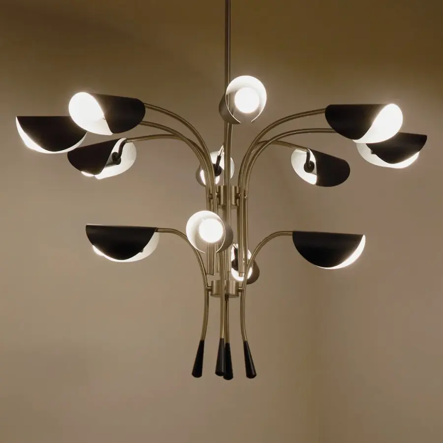 Arcus 12-Light Multi-Tier Chandelier - Image 6
