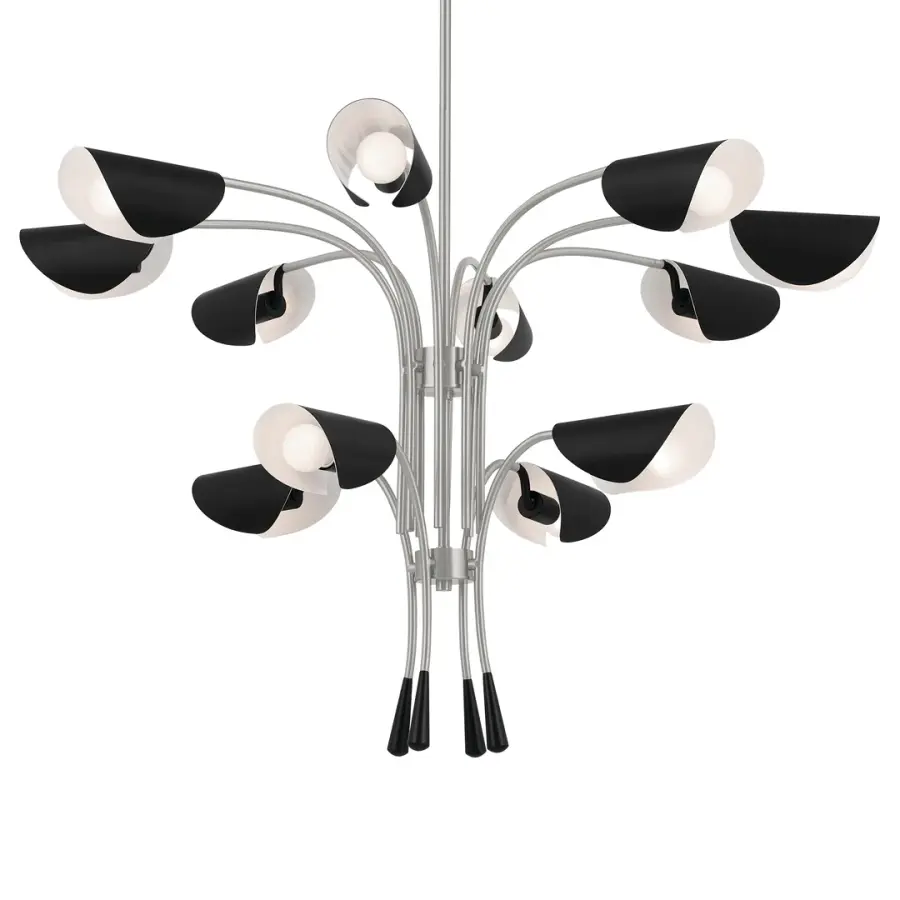 Arcus 12-Light Multi-Tier Chandelier - Image 1
