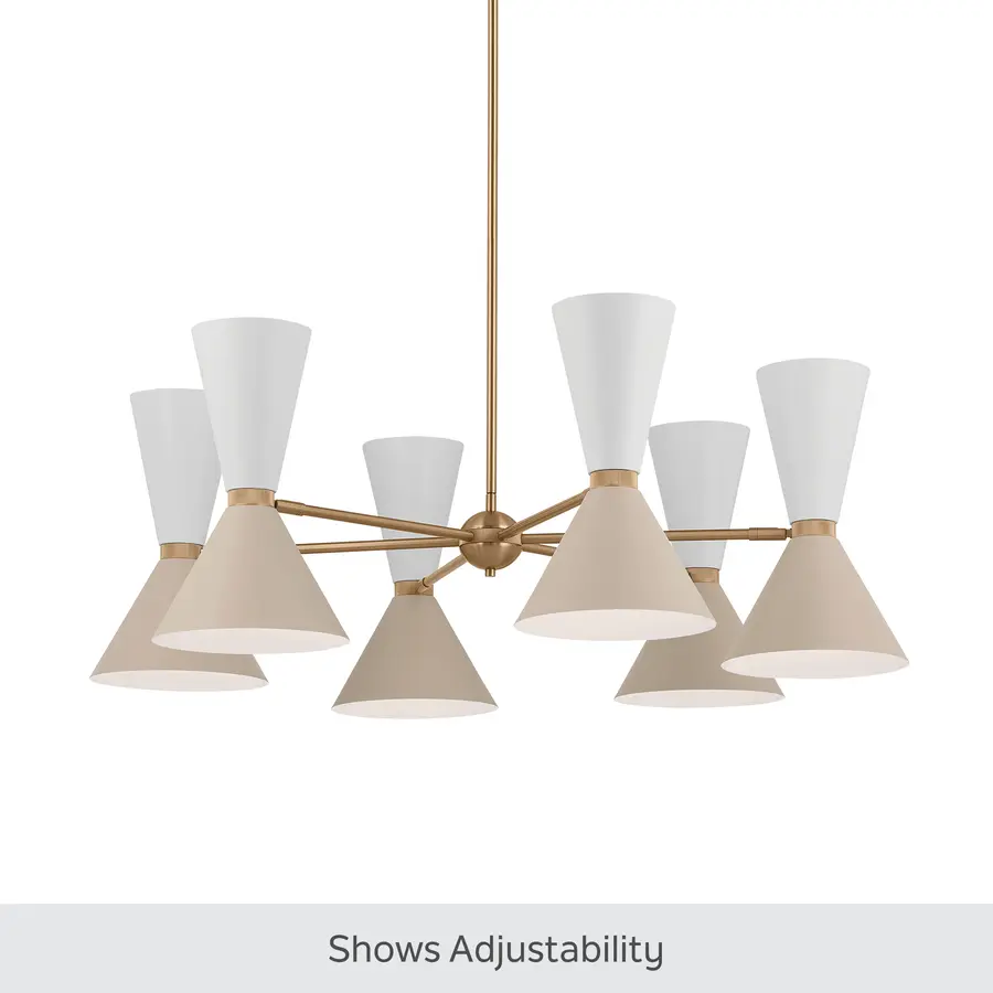 Phix 12-Light Chandelier - Image 10