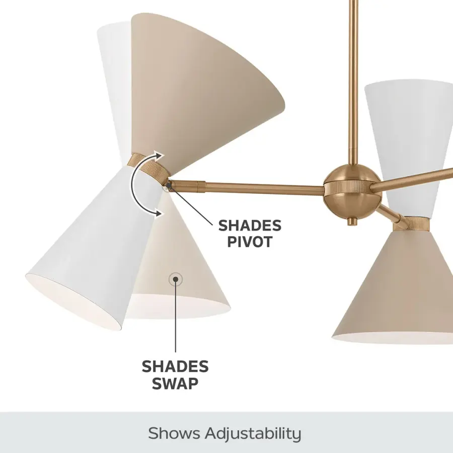 Phix 12-Light Chandelier - Image 9