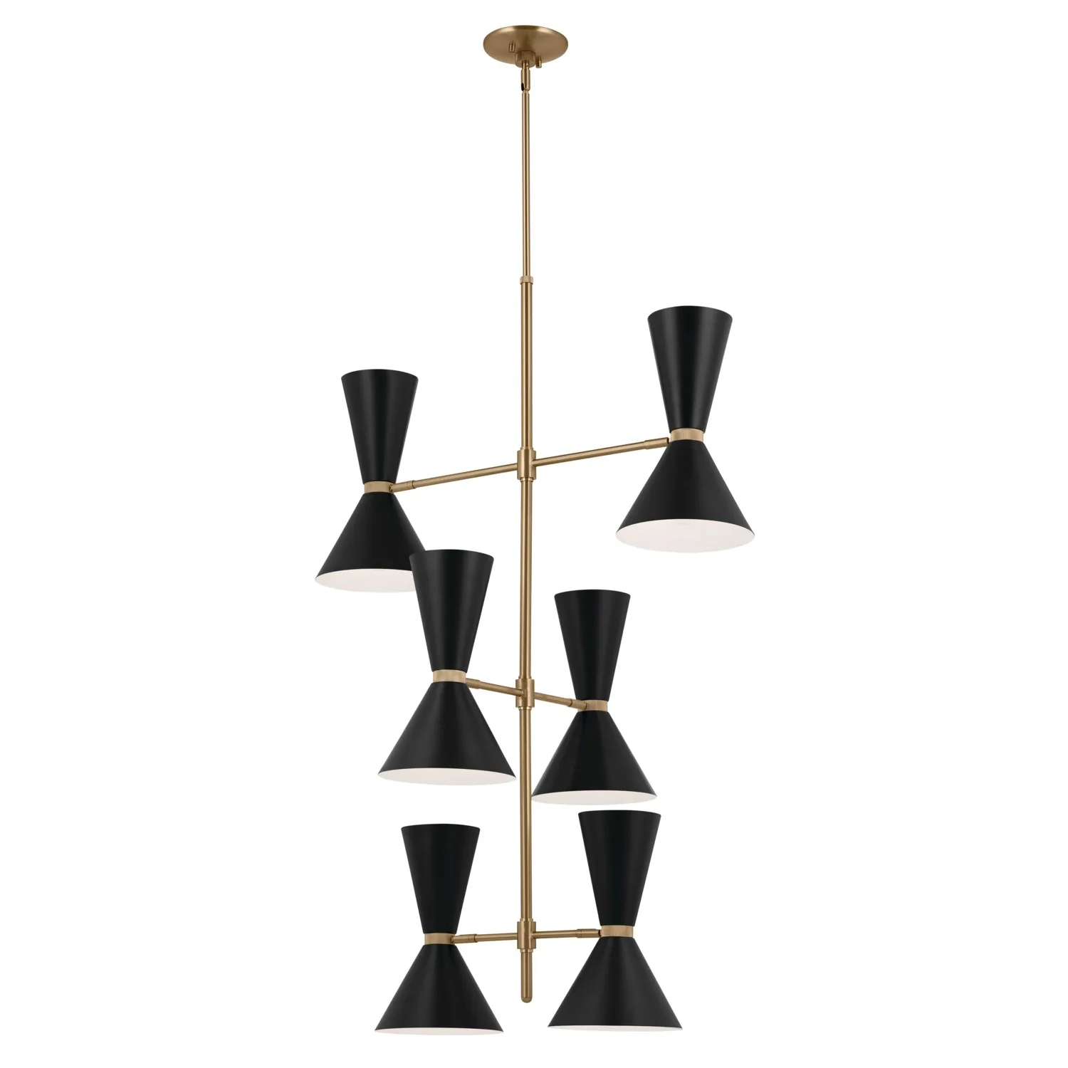 Phix 12-Light Foyer Chandelier in Champagne Bronze