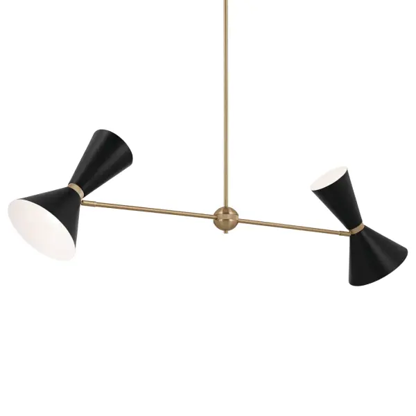 Phix 4-Light Linear Chandelier - Image 1