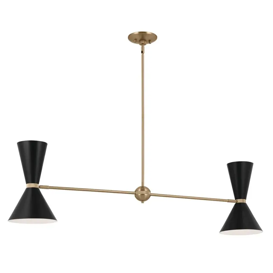 Phix 4-Light Linear Chandelier - Image 2