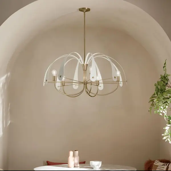 Petal 5-Light Chandelier - Image 4