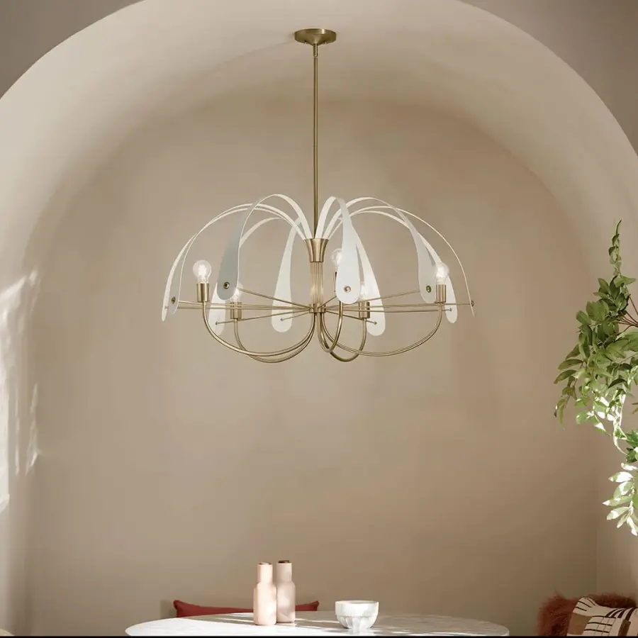 Petal 5-Light Chandelier - Image 4