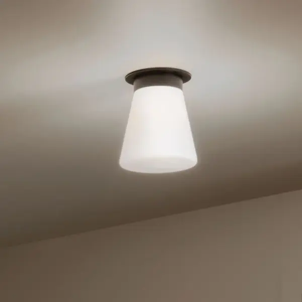Albers Black Flush Mount Ceiling Light - Image 6