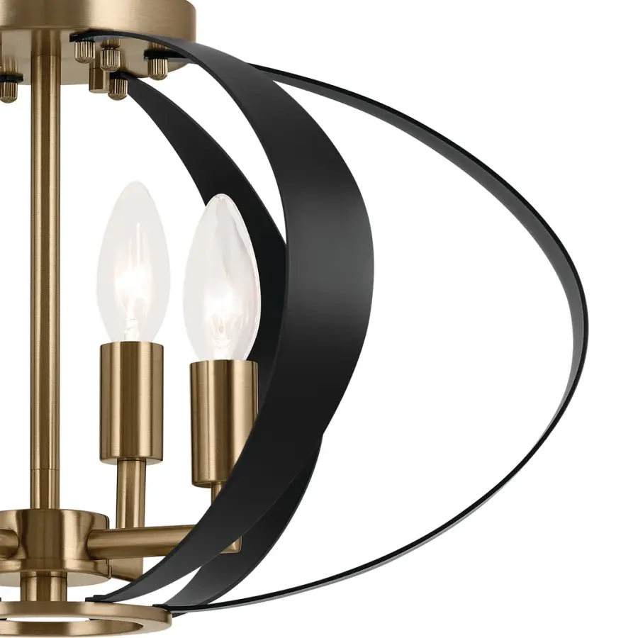 Cecil 4-Light Flush Mount Ceiling Light - Image 2