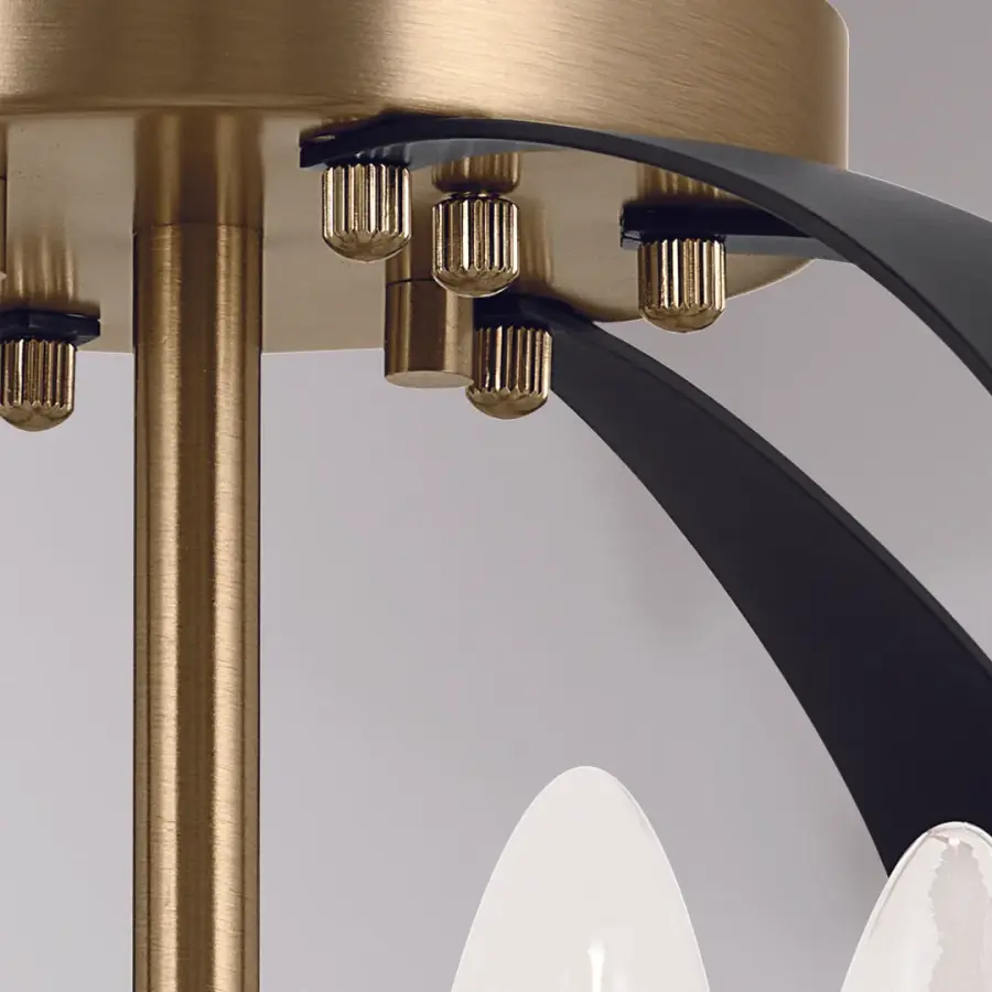 Cecil 4-Light Flush Mount Ceiling Light - Image 4