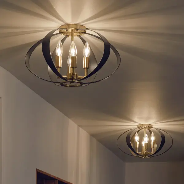 Cecil 4-Light Flush Mount Ceiling Light - Image 5