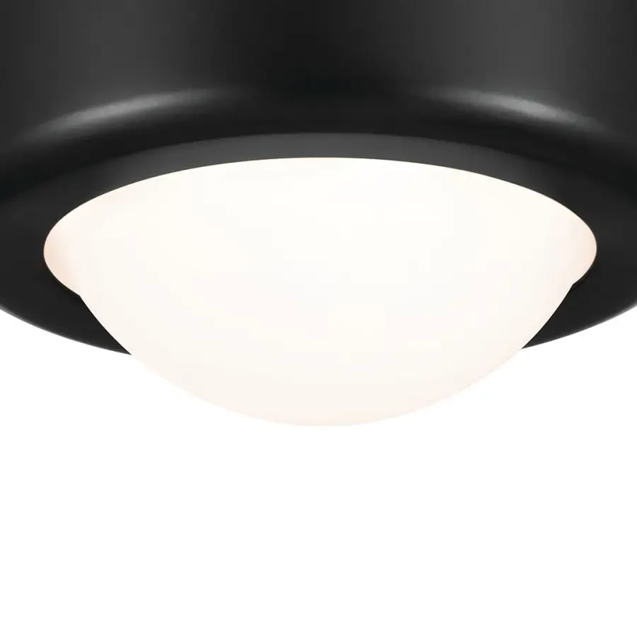 Tibbi Black Flush Mount Ceiling Light - Image 2