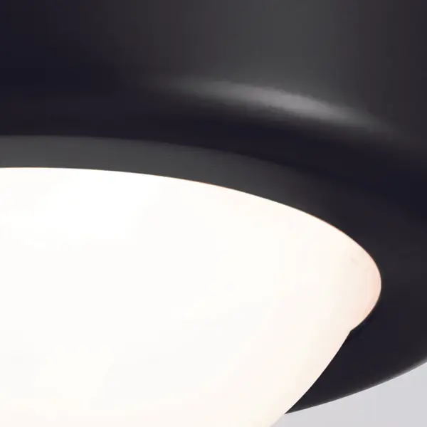 Tibbi Black Flush Mount Ceiling Light - Image 4