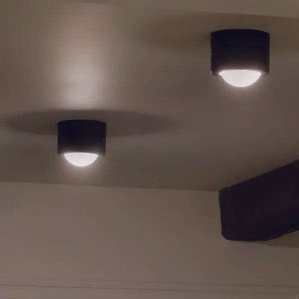 Tibbi Black Flush Mount Ceiling Light - Image 5