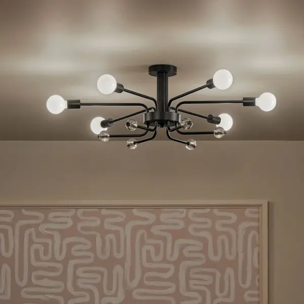 Dramatic Art Deco Statement Piece with Modern Sophistication - Image 8