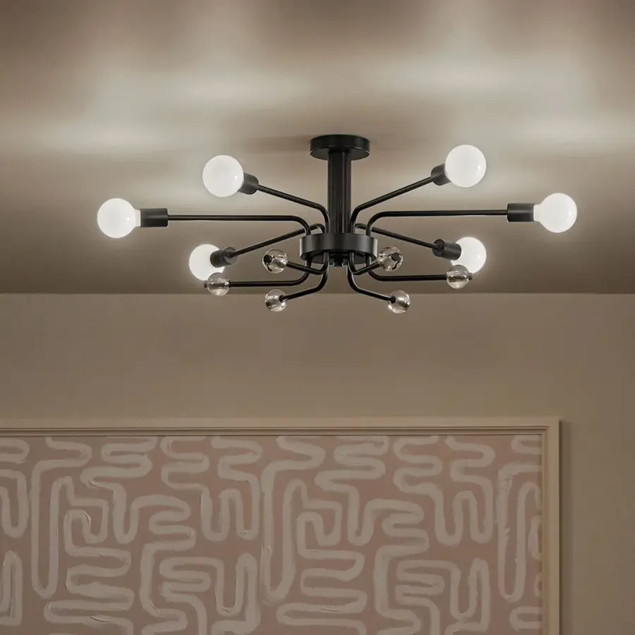 Dramatic Art Deco Statement Piece with Modern Sophistication - Image 8