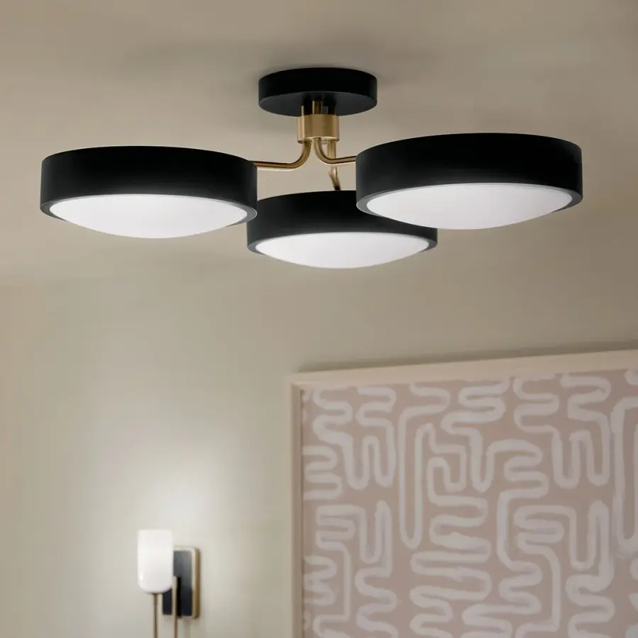 Sago Semi-Flush Mount Ceiling Light - Image 3
