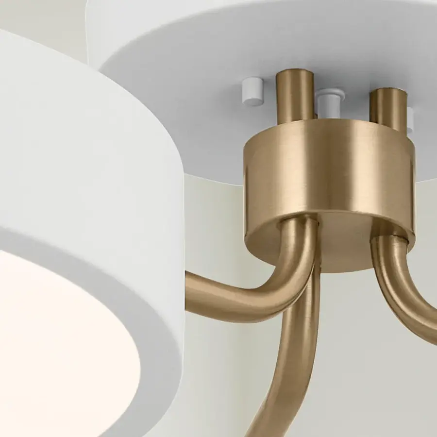 Sago 3-Light Semi-Flush Mount Ceiling Light - Image 4
