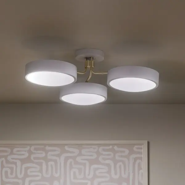 Sago 3-Light Semi-Flush Mount Ceiling Light - Image 5
