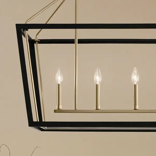 Delvin 6-Light Linear Chandelier - Image 5