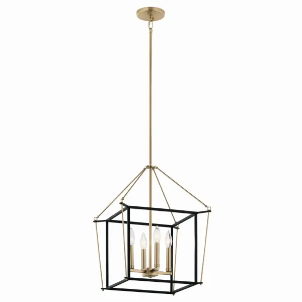 Eisley 4-Light Foyer Pendant in Champagne Bronze