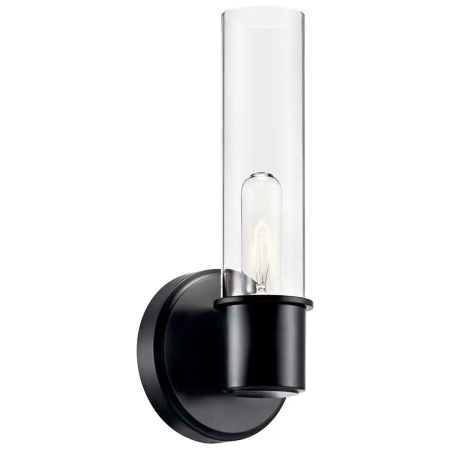 Aviv Wall Sconce in Black - Image 1