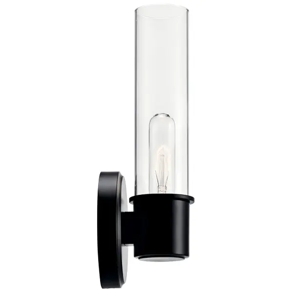Aviv Wall Sconce in Black - Image 4