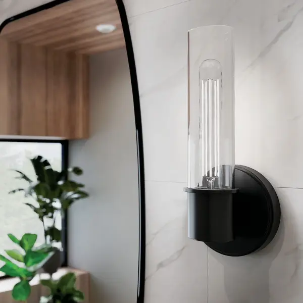 Aviv Wall Sconce in Black - Image 5
