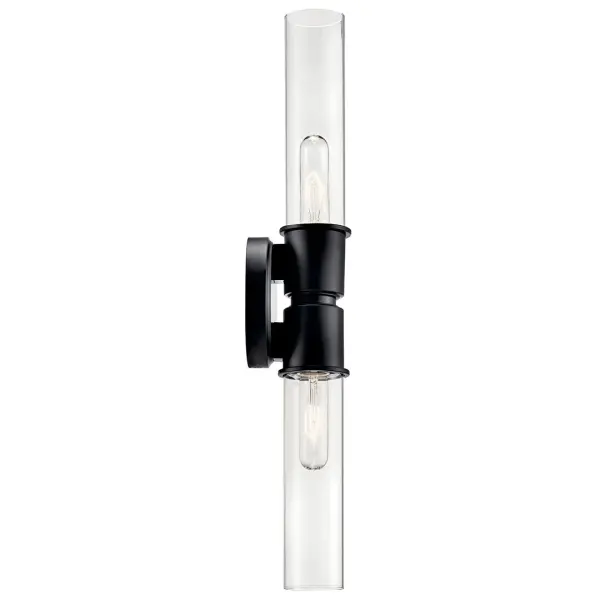 Aviv 2-Light Wall Sconce in Black - Image 4