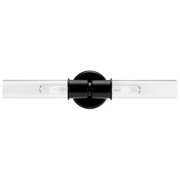 Aviv 2-Light Wall Sconce in Black - Image 5