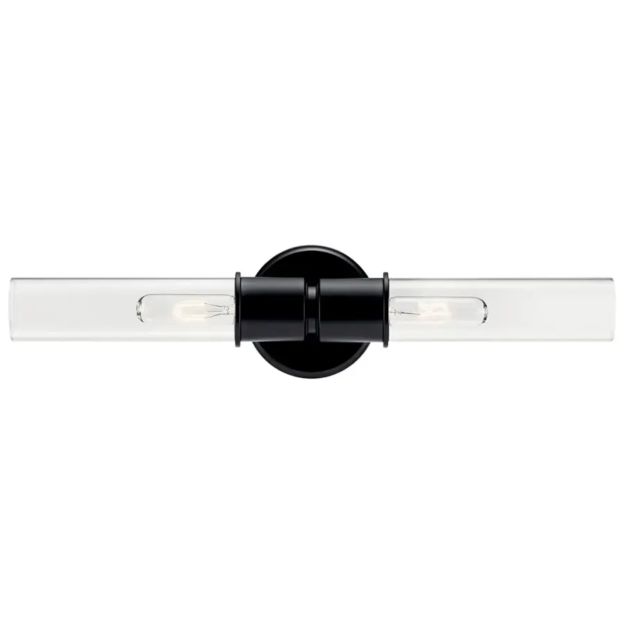 Aviv 2-Light Wall Sconce in Black - Image 5