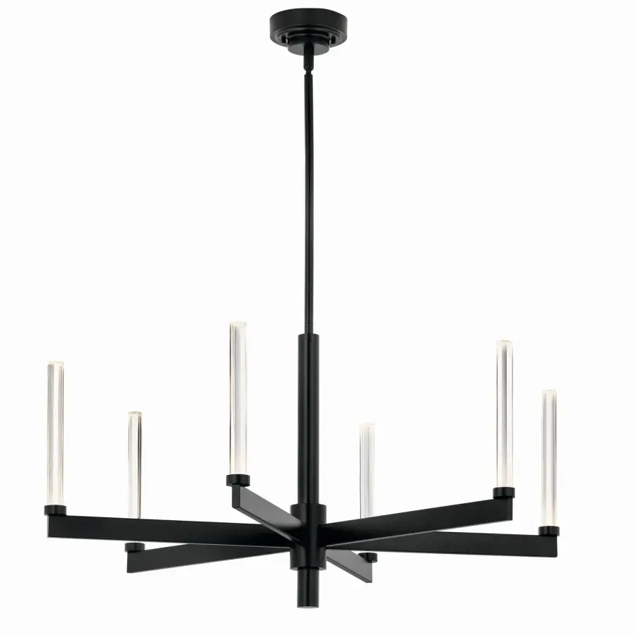 Sycara LED Chandelier in Black