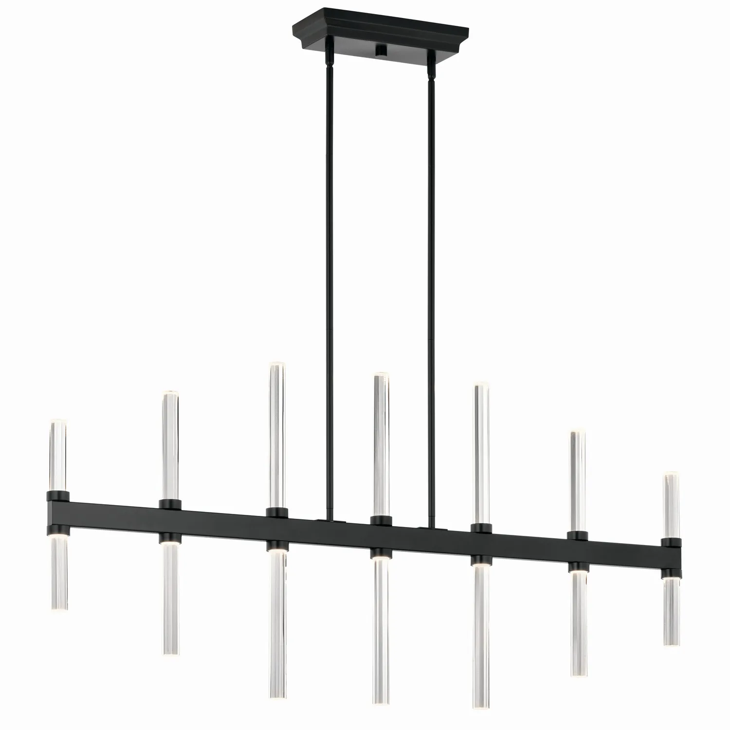 Sycara LED Linear Chandelier in Black