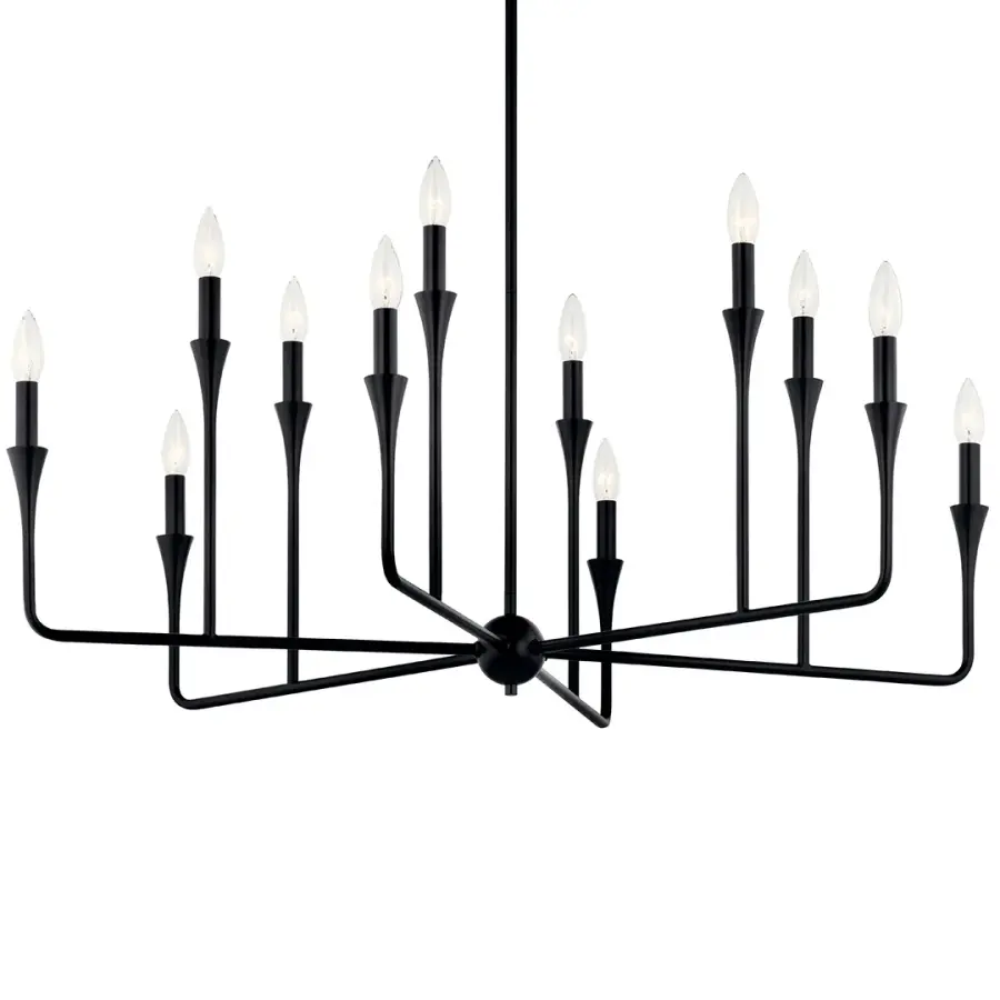 Alvaro 39.75" Multi-Tier Chandelier - Image 1