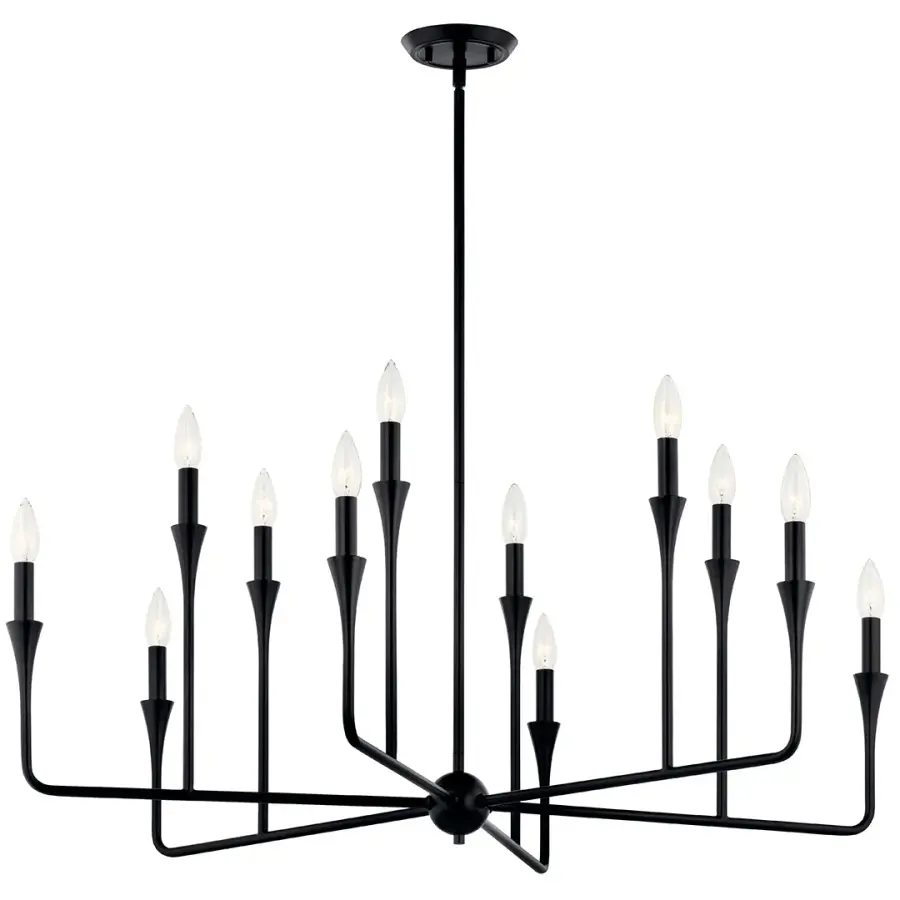 Alvaro 39.75" Multi-Tier Chandelier - Image 2