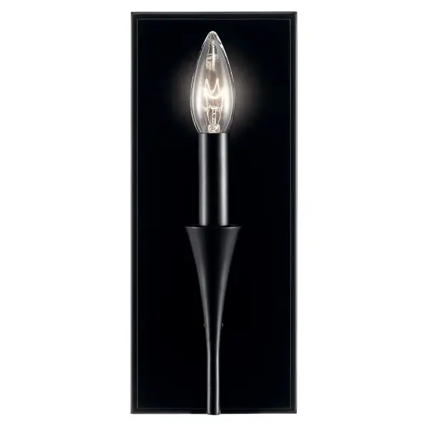 Alvaro 11.5" 1-Light Wall Sconce in Black - Image 2