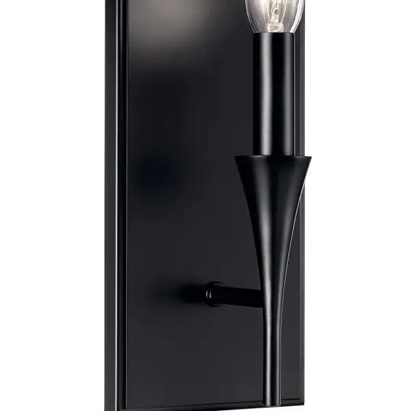 Alvaro 11.5" 1-Light Wall Sconce in Black - Image 3