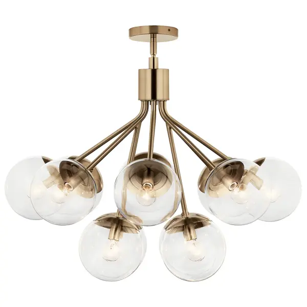 Grand 12-Light Chandelier with Convertible Design Flexibility - Image 6
