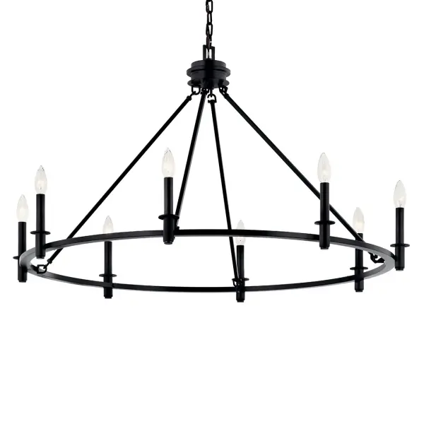 Bold Statement Chandelier with Dramatic Scale and Modern Edge - Image 1
