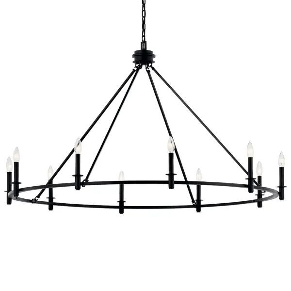 Grand Statement Chandelier with Bold Contemporary Design - Image 1