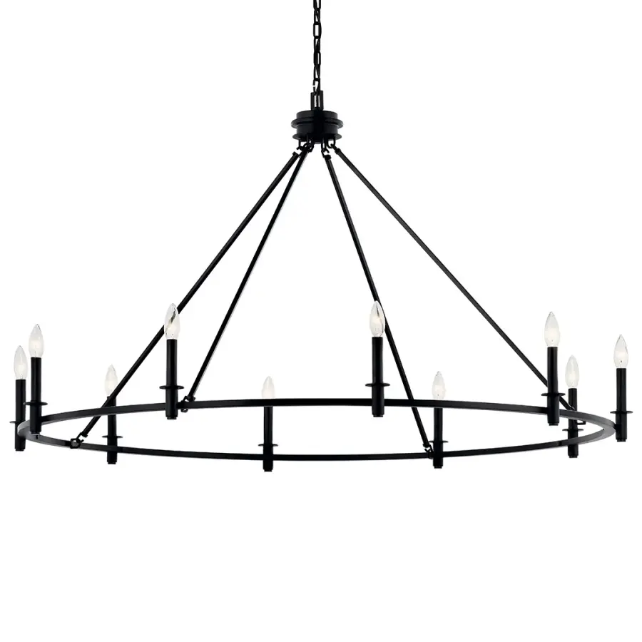 Grand Statement Chandelier with Bold Contemporary Design - Image 1