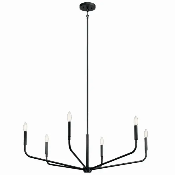 Madden 6-Light Chandelier in Black